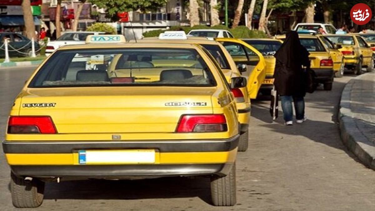 این تاکسی در تهران قلب‌ همه را به درد آورد 