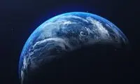 تصویر نخستین عکسی که از زمین در فضا گرفته شد