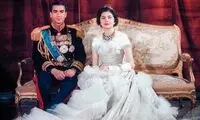 لباس عروس ۳۰کیلویی همسر دوم شاه!