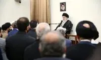 عکسی از مهمانان امروز رهبر انقلاب