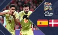 خلاصه بازی دانمارک - اسپانیا