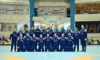 تمرین آزادکاران ایران با آهنگ مازنی در قزاقستان