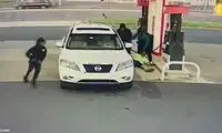 سرقت خودرو در پمپ‌بنزین با خفت‌گیری