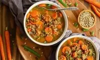 طرز تهیه سوپ عدس و هویج پاییزی