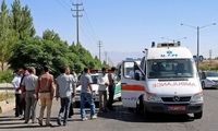 لحظه واژگون شدن آمبولانس در مازندران