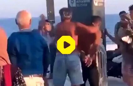 ضرب‌وشتم یک مرد به جرم فیلمبرداری از زنان در ساحل