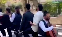 ویدئویی از چند هنرمند در بازار تهران توجه مردم را جلب کرد