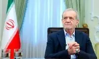 موتورسواری پزشکیان در راهپیمایی امروز سوژه شد