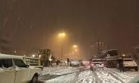تصاویری از بارش سنگین برف در برخی شهرها