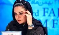 مریلا زارعی با این ظاهر در تجمعات شب گذشته دیده شد