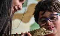  درمان اوتیسم با مار و تمساح!