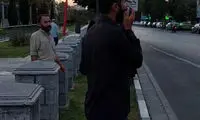 ویدئویی از تجمع چند زن و مرد علیه زنان بی‌حجاب