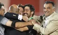 شادی جالب ساپینتو پس از قهرمانی استقلال
