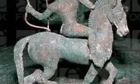 مجسمه بانوی سوارکار ایرانی با قدمت ٢٠٠٠سال