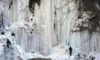 تصویری ترسناک و زیبا از وضعیت سرما در حوالی مشهد