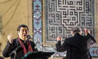 ضرغامی یک تار نفیس به سالار عقیلی هدیه داد

