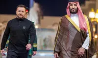 ولیعهد از زلنسکی این‌گونه استقبال کرد