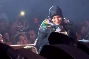 المیرا شریفی‌مقدم در یک کنسرت شدیدا تشویق شد