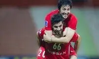 ژست سردار و سعید با کاپ قهرمانی و مدال طلا