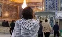 حضور «داوود کیم» در حرم حضرت معصومه(س) 