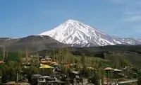 لحظه طلوع خورشید بر فراز قله دماوند