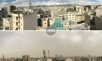  تفاوت عجیب آسمان تهران در روز پاک و آلوده