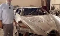 تراشکار تهرانی در کارگاه کوچکش بوگاتی می‌سازد!