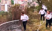 جزئیات آتش‌سوزی امروز در بام سبز لاهیجان