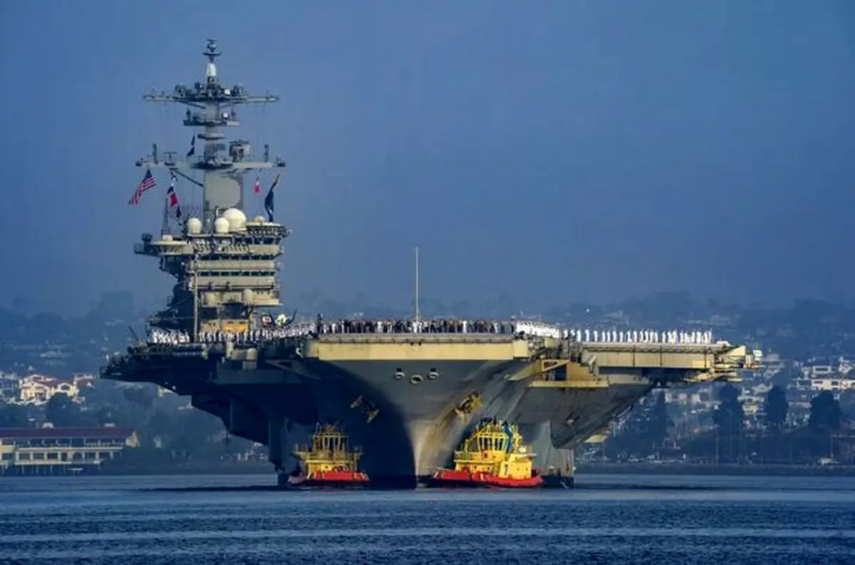 ویدئو فارس از نحوه حمله احتمالی ایران به ناو آبراهام لینکلن