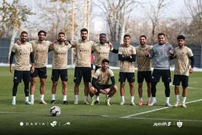 فشن‌ شو در تمرین پرسپولیس؛ استایل جالب بیفوما و اوریه
