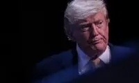 ترامپ پشت شیشه ضدگلوله تماشاگر فینال جام جهانی شد!