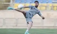 تمرین دو بازیکن پرسپولیس زیرنظر کادر پزشکی