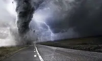 ویدئویی وحشتناک از شدت طوفان در مهاباد