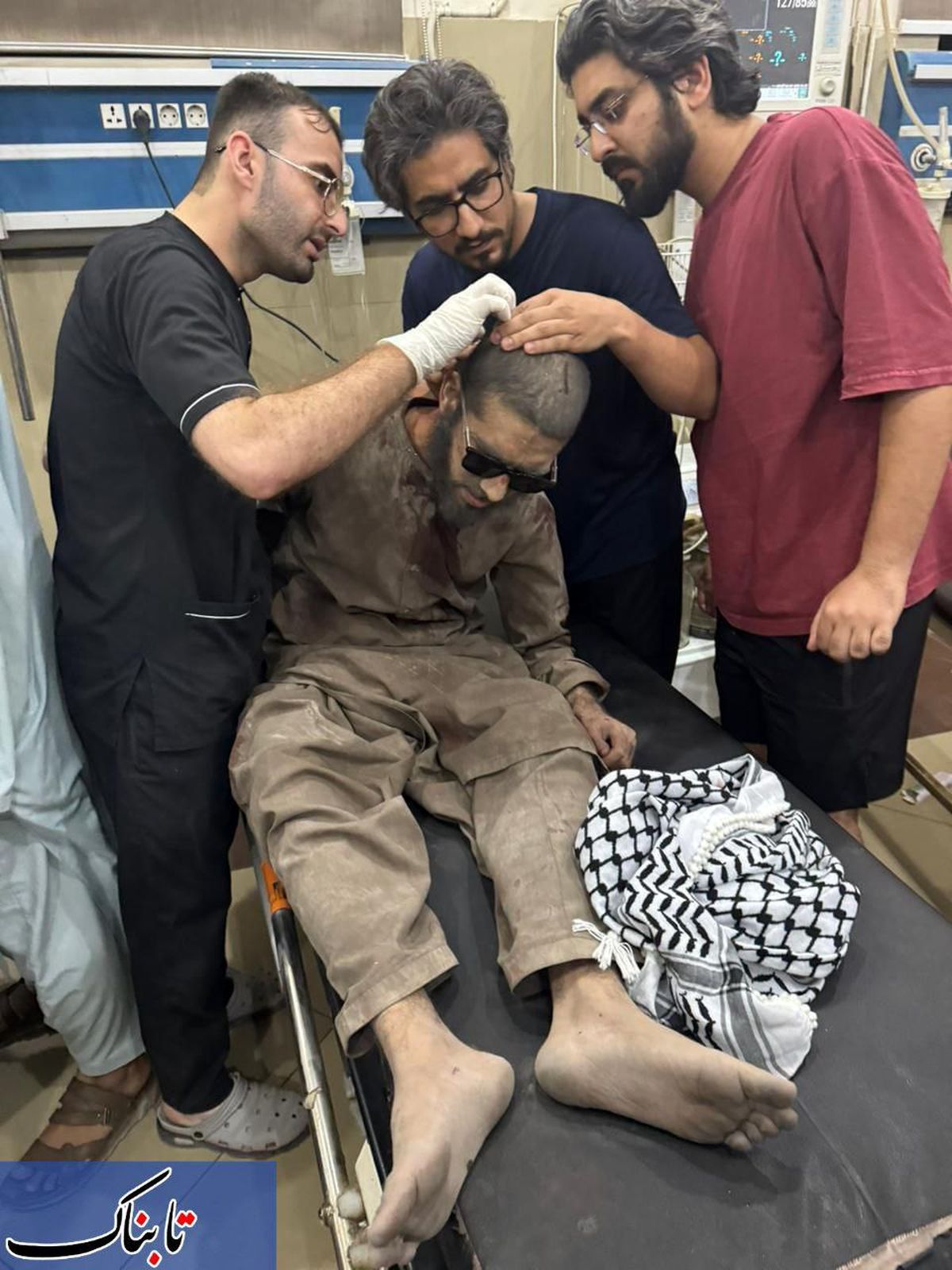 تصاویری از مجروحان حمله موشکی امشب هند