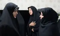 حضور دختر پزشکیان در خانه شهید غیرنظامی حمله اخیر