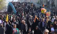 عکسی جالبی که از راهپیمایی امروز منتشر شد