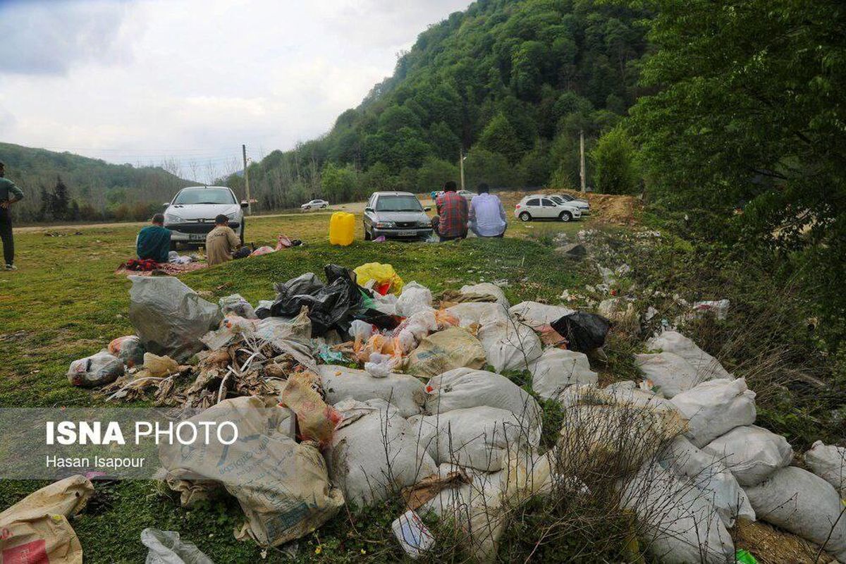 وضعیت تکاندهنده مازندران بعد از تعطیلات نوروزی