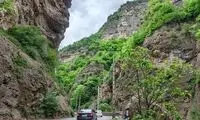 عکس یادگاری کارگران جاده چالوس در سال 1312