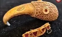 کلاغ طلایی بعد از 1400 سال از زیر خاک بیرون آمد
