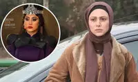 آزاده صمدی با لباس تاریخی روی صحنه تئاتر