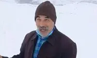 ذوق شدید پیرمرد یزدی پس از بارش برف سوژه شد