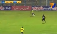 سوپرگل باورنکردنی در لیگ ایران؛ شاهکار از فاصله ۵۰ متری!