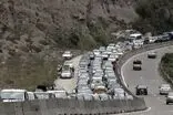 اعمال محدودیت مقطعی در مسیر هراز