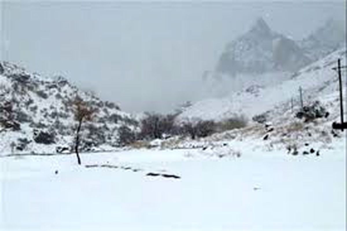   در این نقطه از ایران برف قهوه‌ای بارید! 