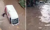 سیل، زندگی پایتخت‌نشینانِ ترکیه را فلج کرد