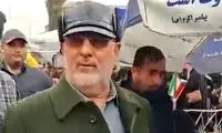 حضور فرمانده کل سپاه با لباس شخصی در مراسم 22 بهمن