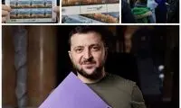 صف خرید تمبر یادگاری مرزبان معروف در اوکراین