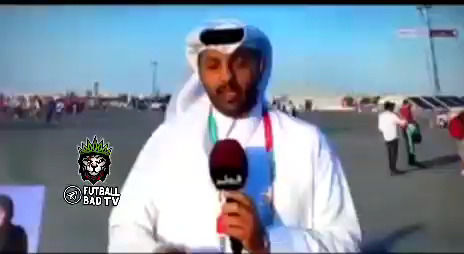 بیهوش شدن خبرنگار تلوزیون قطر روی آنتن زنده 
