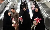 گل رز در مترو، گشت‌ ارشاد در بیرون؟!