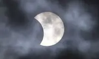 منظره سورئال از خورشیدگرفتگی در مریخ